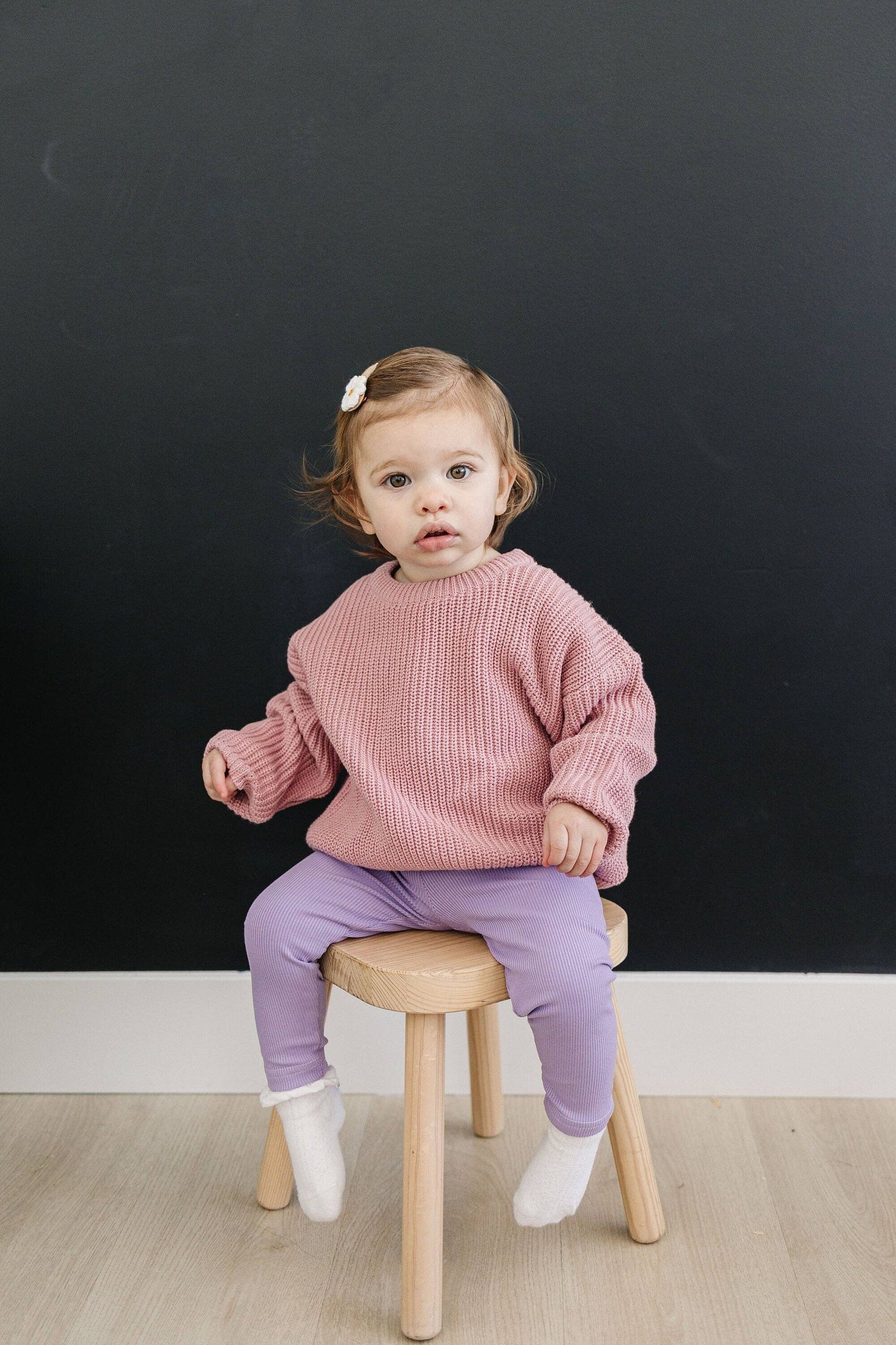 Pink Oversized Chunky Knit Sweater