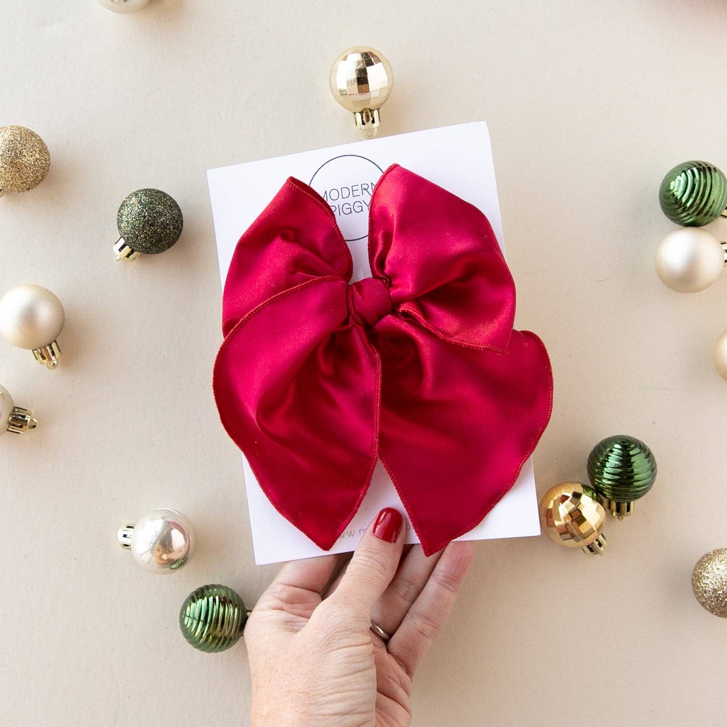 Poinsettia | Party Bow