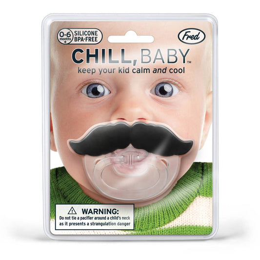 Chill Baby Pacifier - Mustache