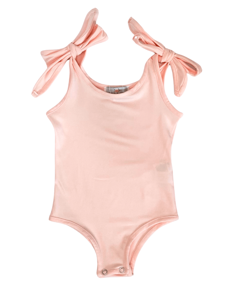 Madden Tie Shoulder Tank Top & Leotard - Pink