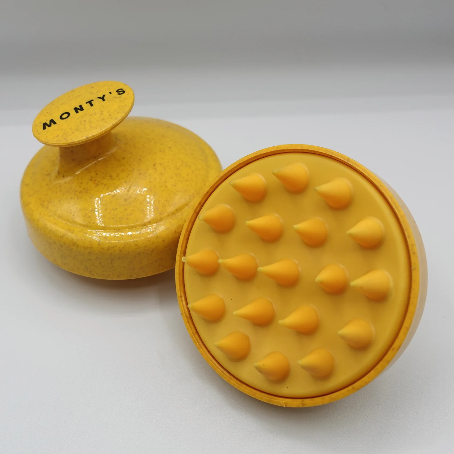 Wheat Straw + Silicone Dog Shampoo Brush