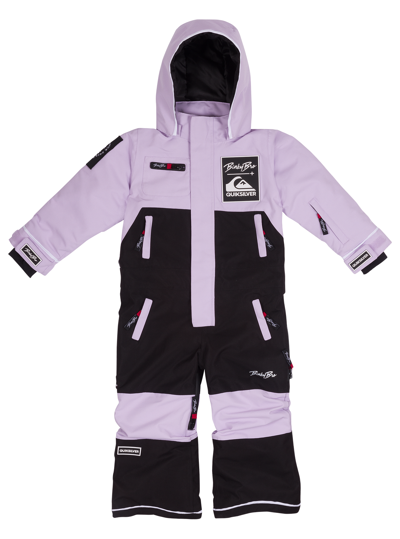 99-90 Lavendar/Black Snow Suit