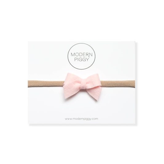 Ballet Pink | Felt Baby Bow