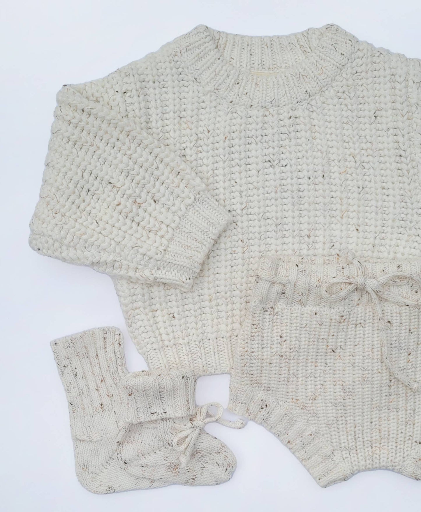 Baby Sweater Chunky Braided knit Cotton oversize style