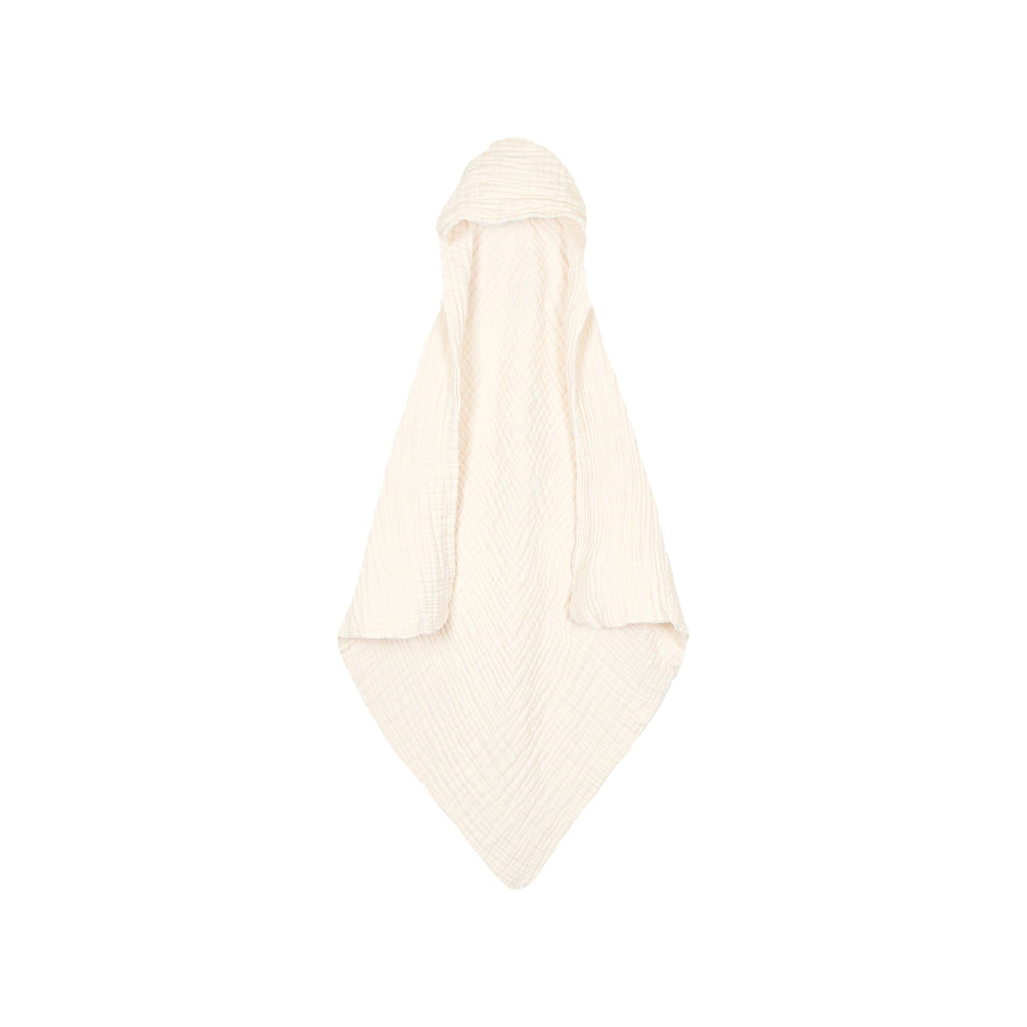 Infant Hooded Bath Towel - Cream