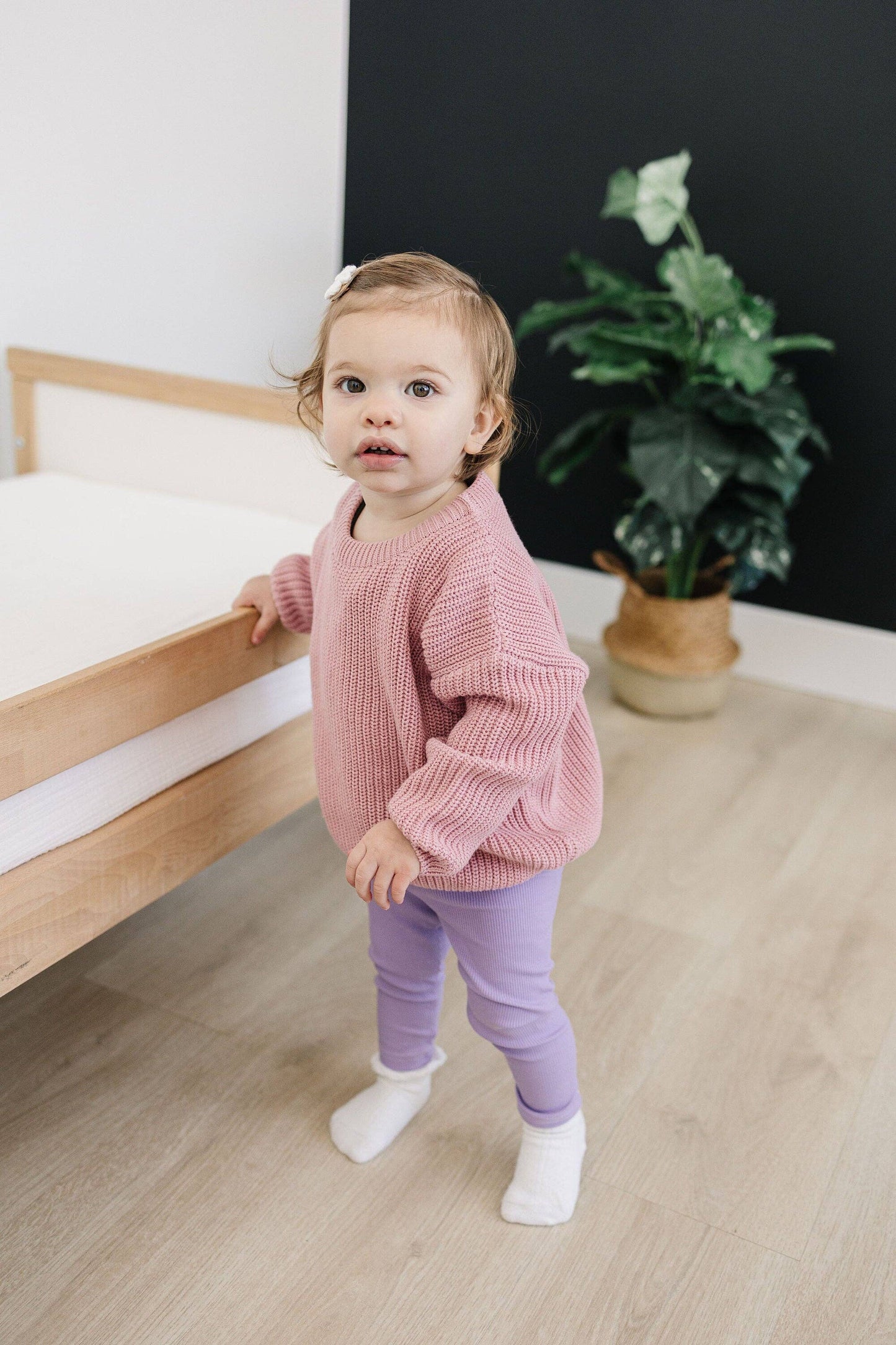 Pink Oversized Chunky Knit Sweater