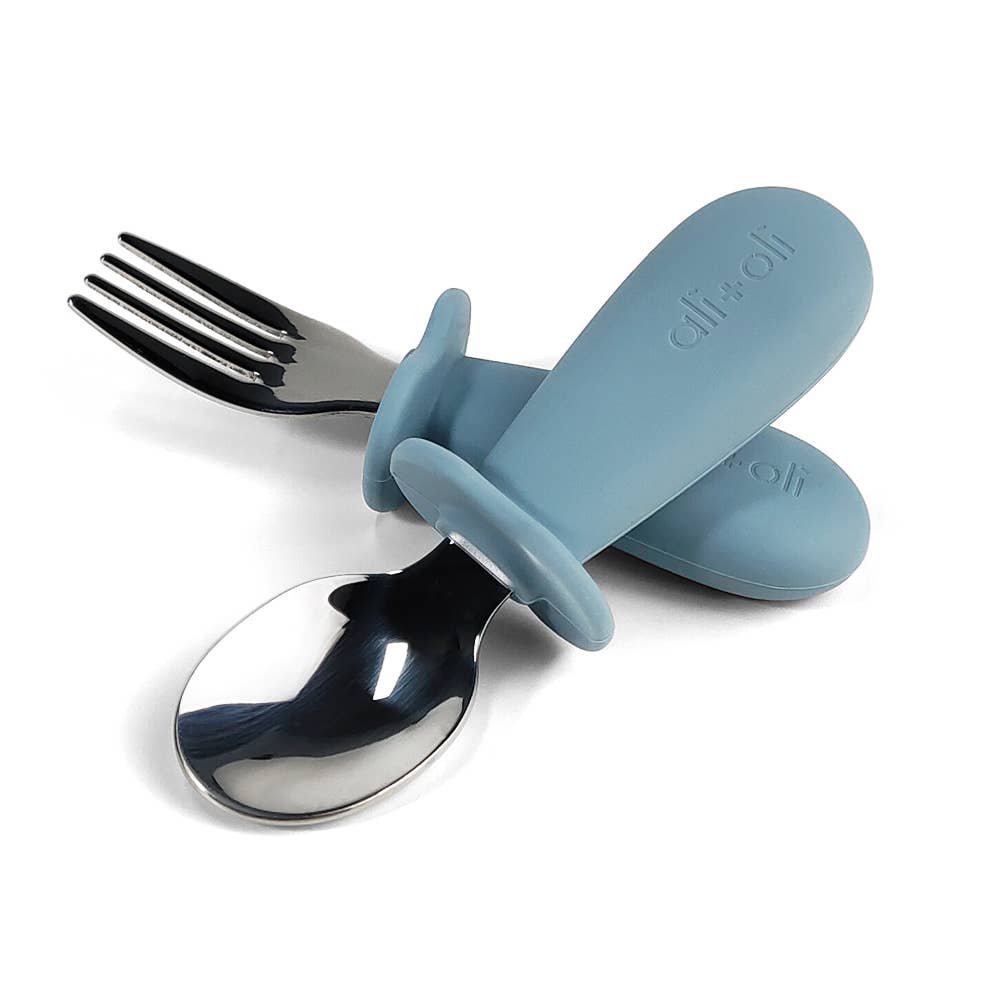 Ali+Oli Spoon & Fork Learning Set for Toddlers  6m+