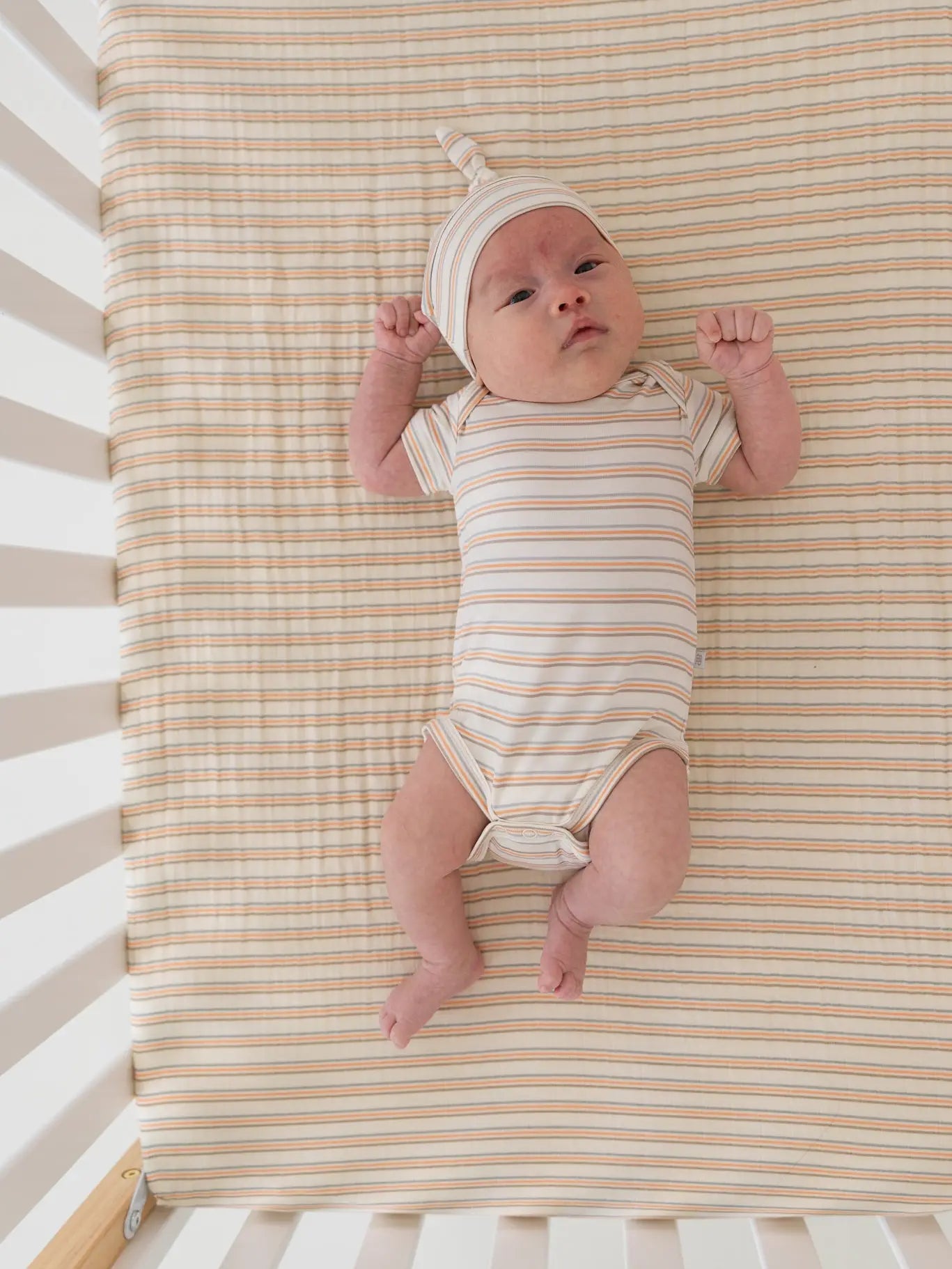 Retro Stripe | Crib Sheet