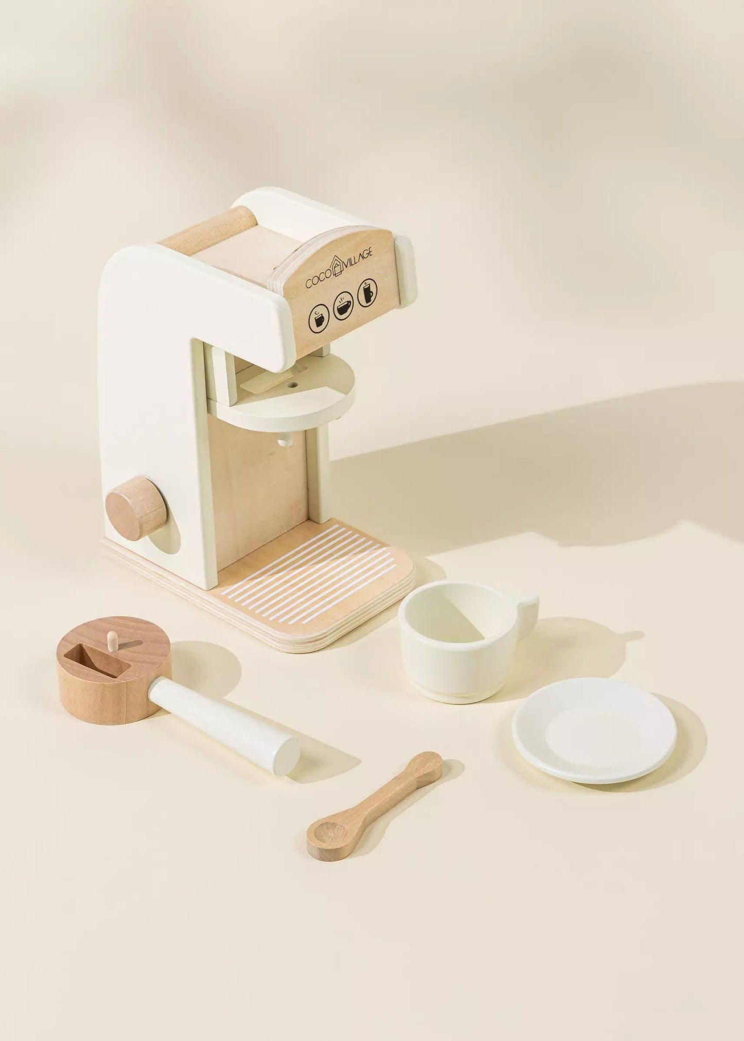 Wooden Coffee Maker Set - Foam