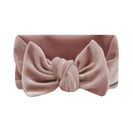 Velvet - Mauve Knot Headband