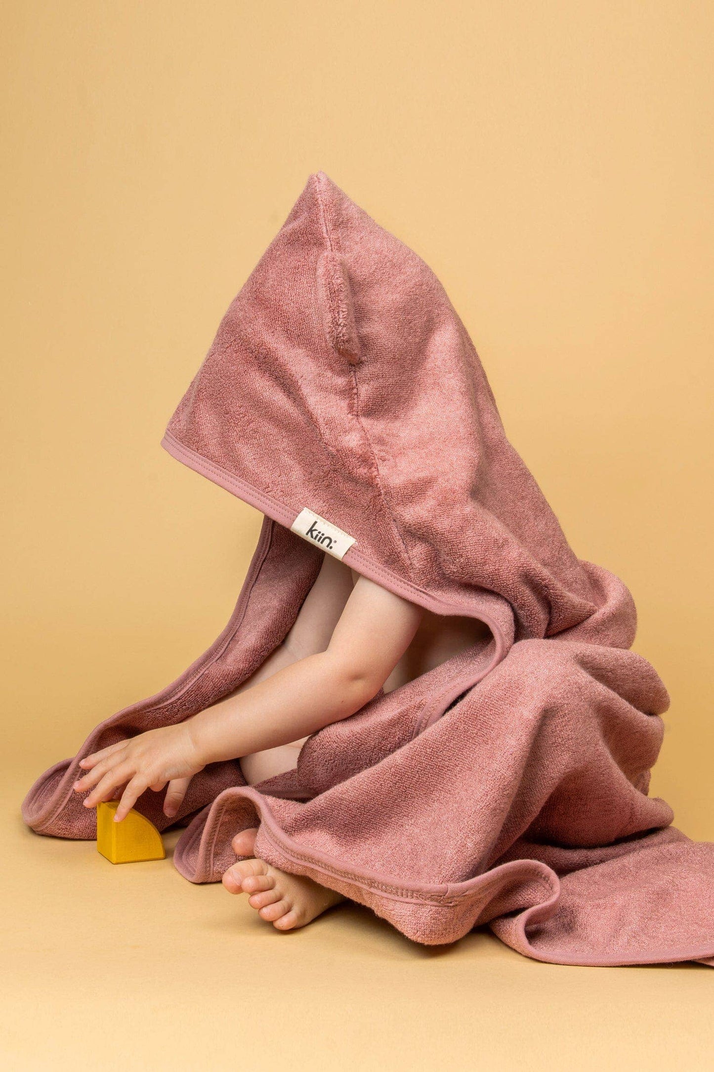 Hooded Towel: Blush