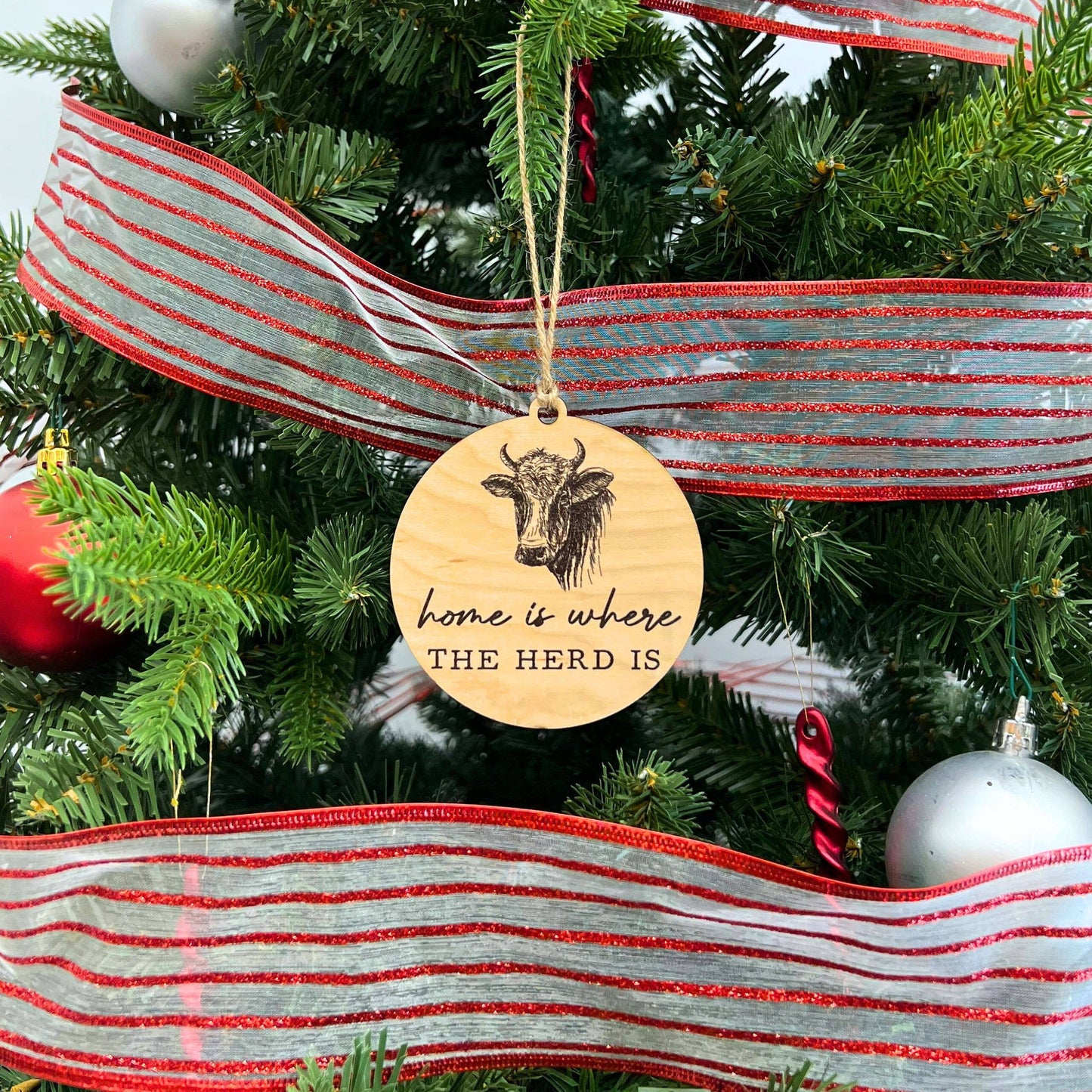 Highland Cow Home Christmas Ornaments - Christmas Décor