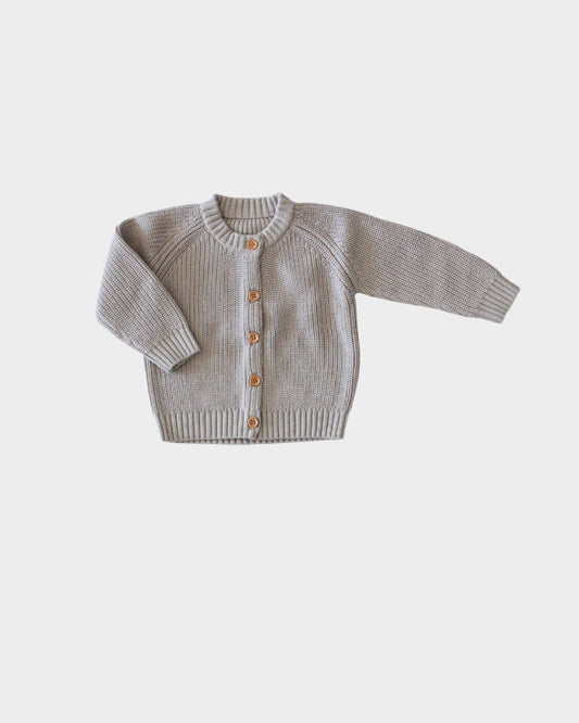 Beige Baby Knit Cardigan