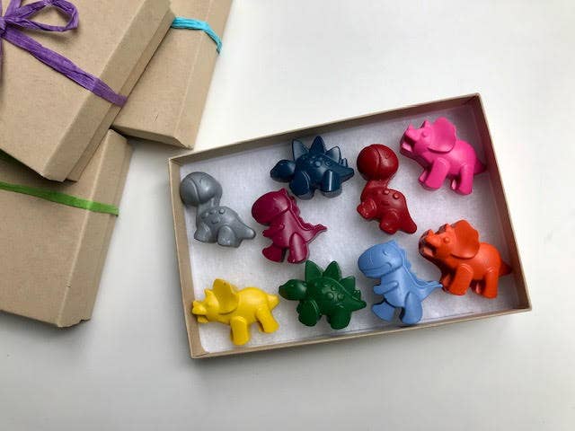 Dinosaur crayons